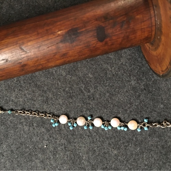 Pretty Bracelet Pearl and Turquois - Picture 6 of 7